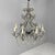 Italian Glass Drop Chandelier with Metal Structure, 1950s For Sale - Image 4 of 18