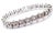 Silver Tiffany & Co. Vannerie White Gold Basket Weave Diamond Bracelet For Sale - Image 8 of 13