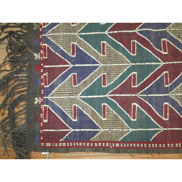 Vintage Turkish Kilim 3' X 4'4'' For Sale - Image 9 of 10