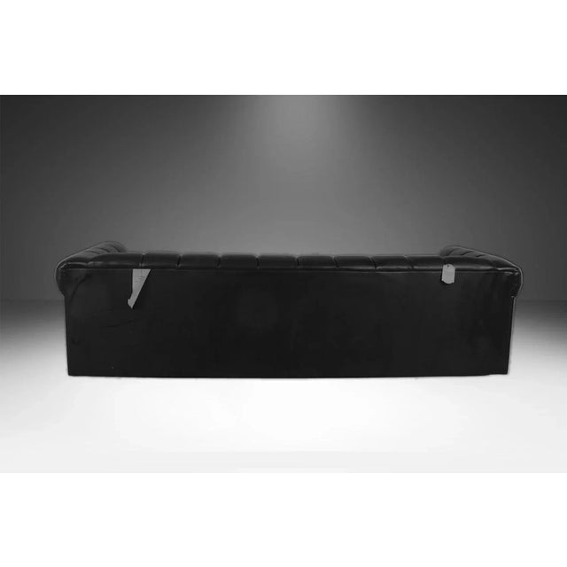 1960s Mid-Century Black Tufted Sofa Edward Wormley for Dunbar Style For Sale - Image 10 of 16