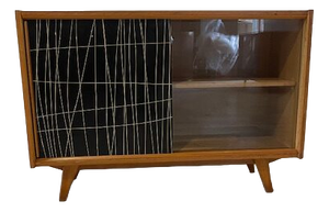 Vintage Model U-450 Sideboard from Jiroutek with Slide Doors