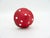 Hand Painted Ceramic Mushroom Red Cap With White Polka Dots For Sale - Image 6 of 6