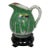 Antique Chinese Export Porcelain Famille Verte”boc Choy Leaf” Creamer Pitcher For Sale