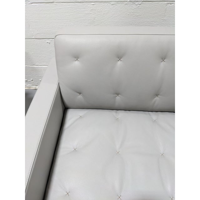 2010s Pair of Poltrona Frau, Kennedee Swivel Armchairs For Sale - Image 5 of 7