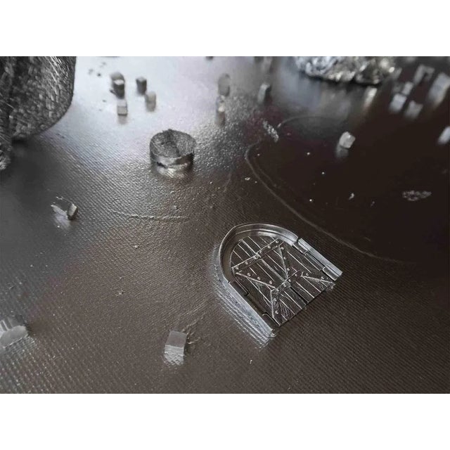 What is the universe? A Thousand Million of Overwhelming Moons. Come In. is a fascinating painting by the Italian artist...