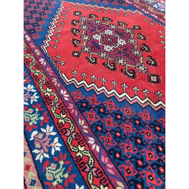 Vintage Tunisian Rug For Sale - Image 11 of 14