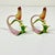 Vintage Minimalist Japanese Hollywood Regency Majolica Butterfly Flora Porcelain Napkin Rings - Set of 12 For Sale - Image 14 of 18