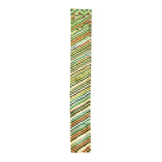 Mid 20th Century Turkish Deco Runner - 1'8" x 10'7" For Sale