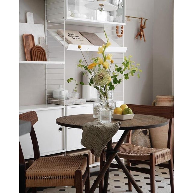 Aldric Dark Oak Café Table by Eberhart Furniture For Sale - Image 6 of 9