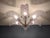 Large Art Deco Style Murano Glass Palm Leaf Ceiling Light from Mazzega, Italy 1960s For Sale - Image 8 of 11