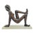 1980s Victor Salmones “By the Sea” Bronze Figurative Sculpture, Latin American Art For Sale