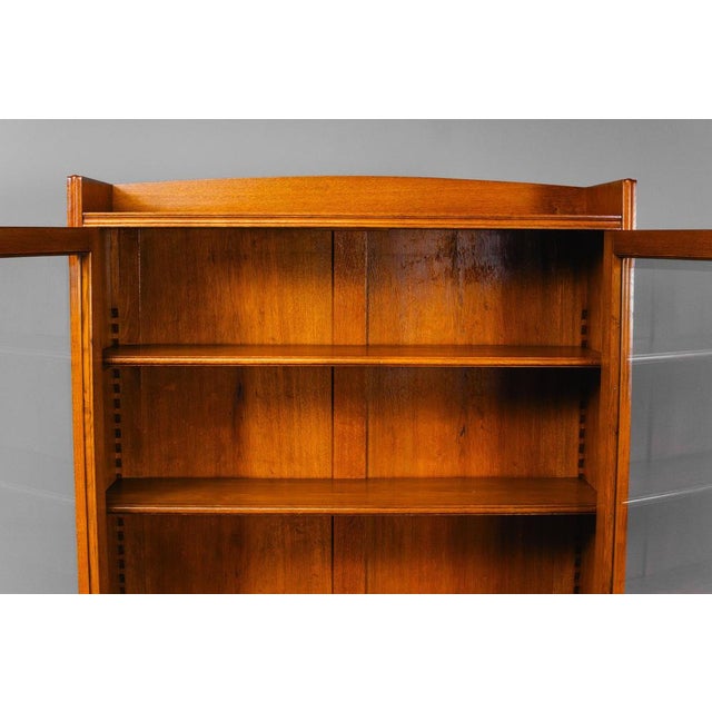Art Nouveau Bookcase in Solid Oak For Sale - Image 13 of 18