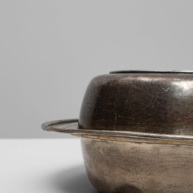 1900s French Silver-Plated Roasting Pan For Sale - Image 9 of 18