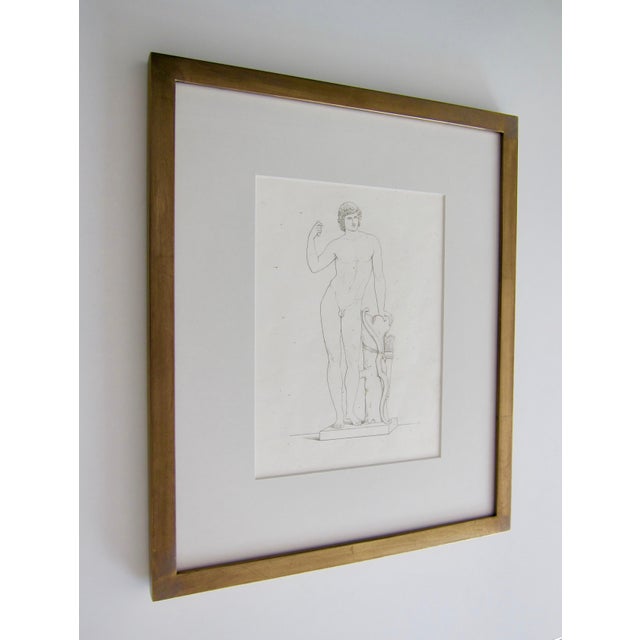 Roman Figures, 1800s, Engravings, Framed, Set of 6 For Sale - Image 7 of 7