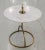 Art Deco Vintage Art Deco Brass and Marble Drinks Side Table For Sale - Image 3 of 7