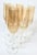 Crackled Lightning Champagne Flutes- Set of Six For Sale - Image 11 of 13