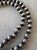 American Vintage Navajo Style Sterling Silver Beaded Necklace For Sale - Image 3 of 3