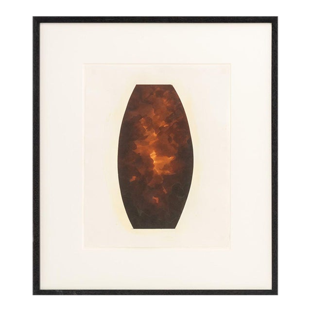 Joseph L. Gardella Red Abstraction Mixed Media For Sale