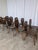 Vintage Brutalist Rustic Farmhouse Wooden Dining Chair, 1970s, Set of 8 For Sale - Image 11 of 18