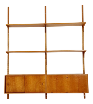 Danish Modern Modular Oak Shelving System by Hansen & Guldborg Mobler, Denmark, 1960s