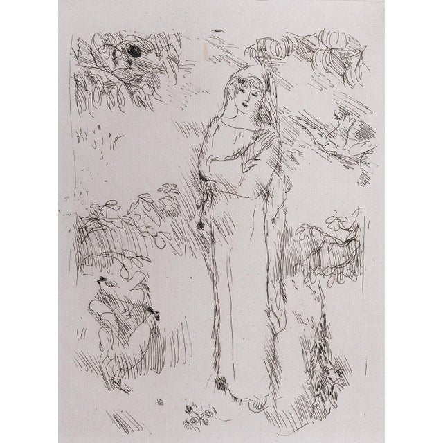 Sainte Monique Etching by Pierre Bonnard, 1930 For Sale - Image 4 of 6