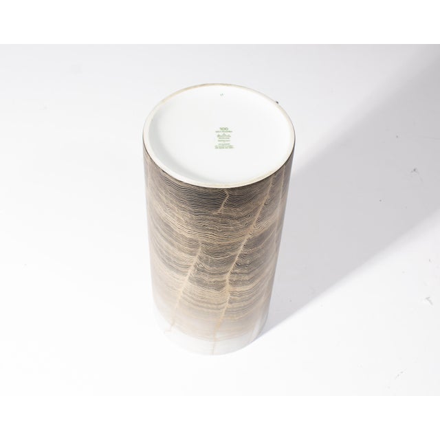 Rosenthal Studio Line “Chiffon” Studio Line Porcelain Vase by Alain Le Foll Rosenthal For Sale - Image 4 of 8