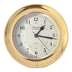 Weems & Plath Brass Quartz Atlantis Clock