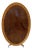 Antique Regency Figured Oval Mahogany Dining Table, 1920s For Sale