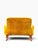 Saffron Italian Mid-Century Modern Sculptural Wing Arm Loveseat | Restored in Saffron Velvet | C. 1950s For Sale - Image 8 of 11
