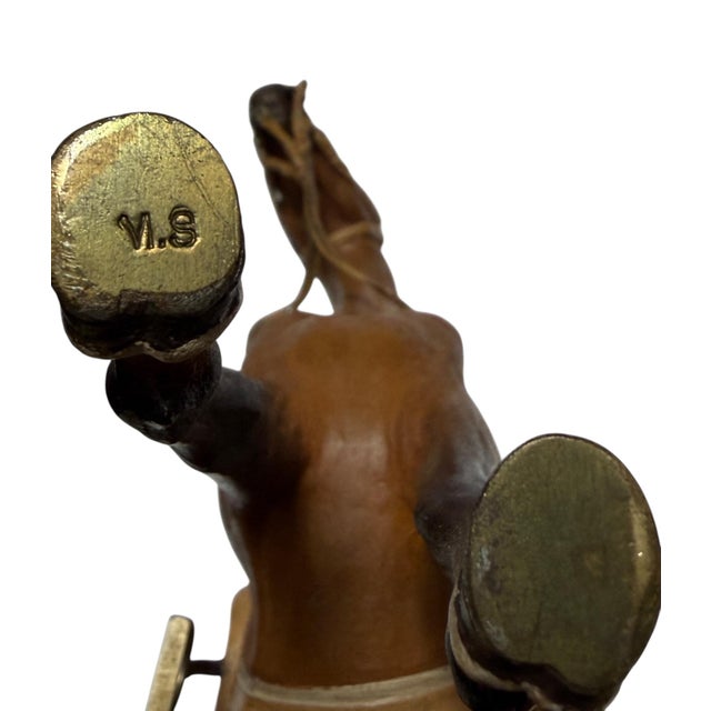 Metal Large Antique Vienna Bronze Horse Sculpture by Franz Bergman (Austrian, 1861-1936) For Sale - Image 7 of 7