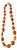 Vintage Chunky Natural Salmon Coral Necklace 9.5" H For Sale