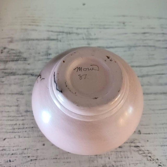 Ceramic 1980s Michael Morier Horsehair Art Pottery Burnished Earthenware Vases, Signed '87- Set of 3 For Sale - Image 7 of 10