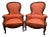 Louis Philippe Armchairs in Mahogany, Set of 2 For Sale