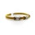 Vintage 14k Gold Woven Cuff Bracelet With Diamond X Details For Sale - Image 4 of 11