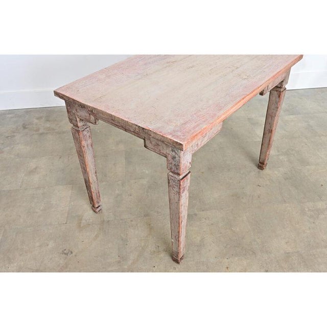 Gustavian Period 18th Century Swedish Painted Center Table For Sale - Image 12 of 12