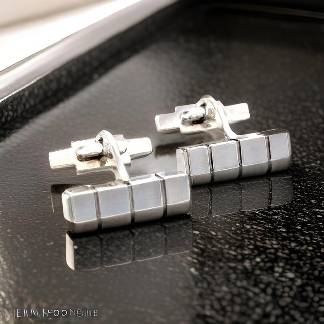 Georg Jensen Estate Mens Cufflinks Sterling Silver GJ29 These Georg Jensen sterling silver cufflinks are a refined...