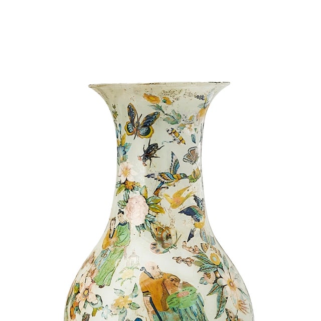 Early 19th Century Victorian Decalomania Decorative Vase, London For Sale - Image 10 of 10