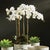 Traditional Phalaenopsis Orchid Bowl Drop-In 25" For Sale - Image 3 of 4
