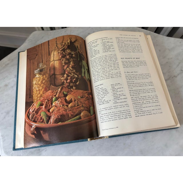 Teal 1963 the Good Housekeeping Cookbook With Vintage Cover For Sale - Image 8 of 9