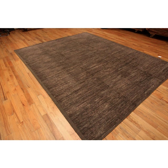 Brown Tone Minimalist Contemporary Rug, Country of Origin: Central Asia, Circa date: Modern Rugs