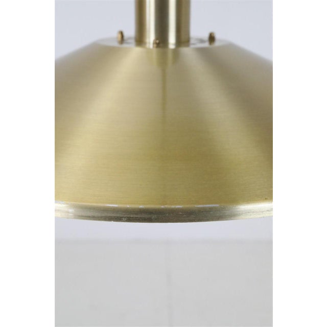 Danish Gold-Colored Hanging Lamp from Vitrika, 1970s For Sale - Image 6 of 16