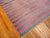 Early 20th Century Handmade Raspebery Pink and Blue Stripe Pattern Dhurrie Style Antique Indian Cotton Rug For Sale - Image 5 of 5