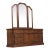 Thomasville Oak Long Dresser W. Trifold Mirror For Sale
