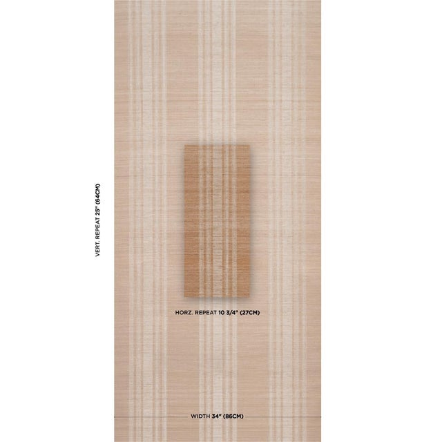 Inspired by antique embroidery, Cassia Stripe features rich tonal variations, elegant natural texture, and a delicate...