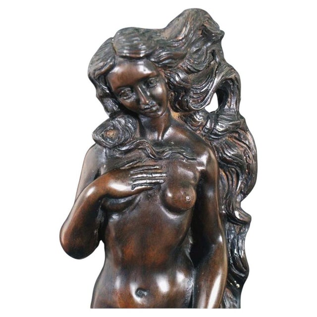 Large Mythological Bronze Venus Sculpture from James Hunt, 1890s For Sale - Image 4 of 9