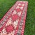 Boho Chic Vintage Silk and Wool Embroidered Soumak Runner Rug For Sale - Image 3 of 6