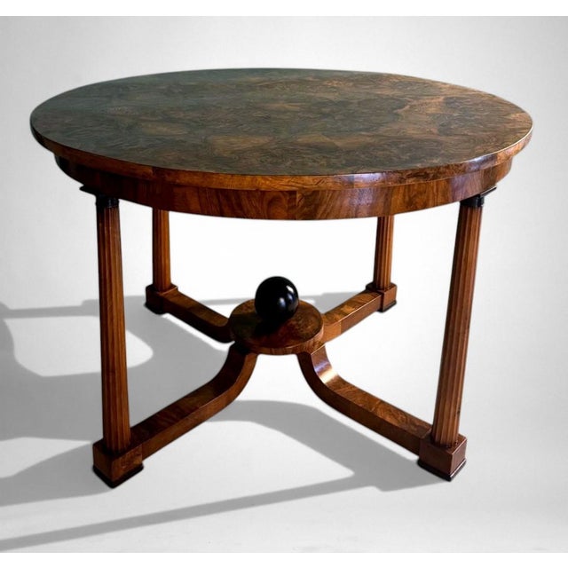 Late 19th Century Late 19th Century Biedermeier Style Large Italian Round Table For Sale - Image 5 of 18