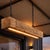 Reclaimed Oak Beam Chandelier | Rustic Farmhouse Pendant Light, Integrated Led Fixture For Sale - Image 6 of 7