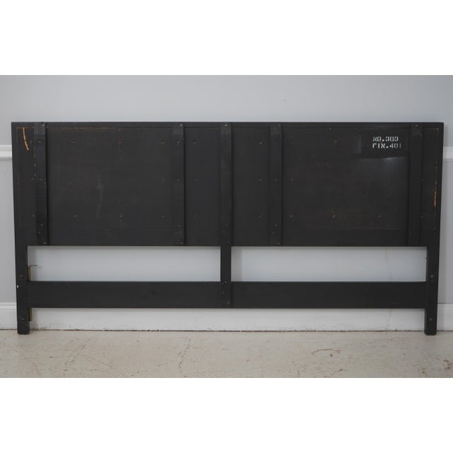 Brown John Stuart Mid Century Modern Macassar King Size Headboard For Sale - Image 8 of 10
