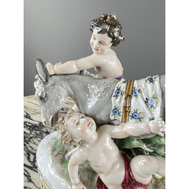 Large 20th Century Capodimonte Porcelain Figurine, 1890s For Sale - Image 10 of 13